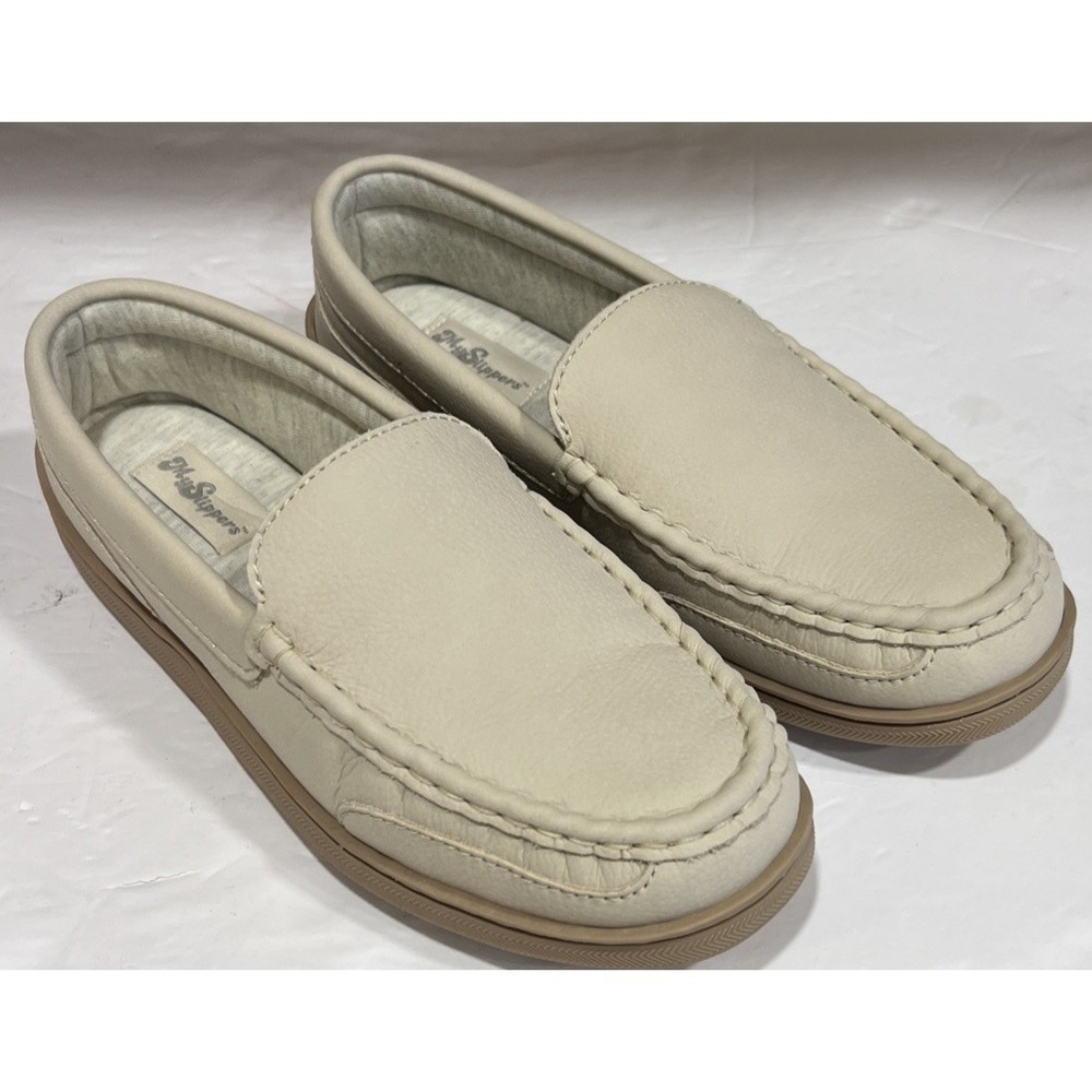 NEW My Slipper by My Pillow Women's Moccasin Slippers Beige 74468-05 Size 9